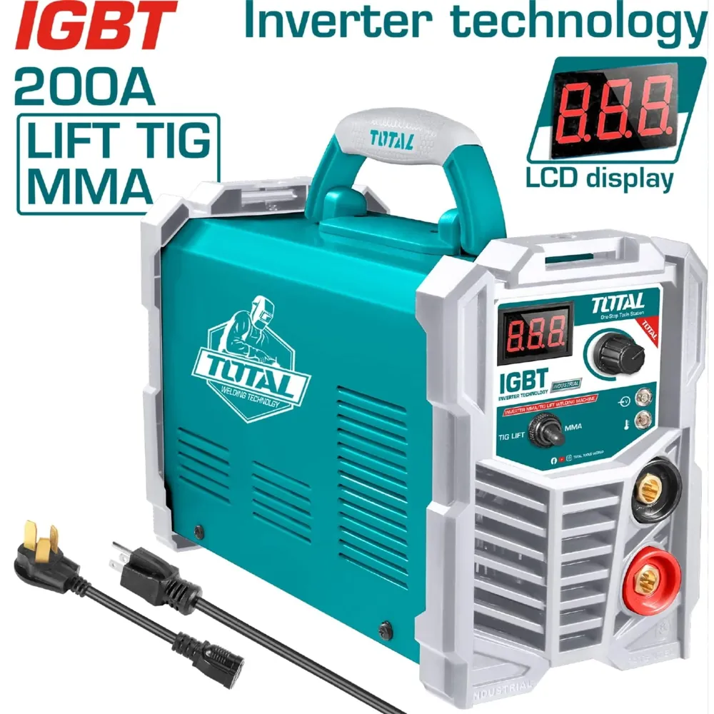MAQUINA SOLDAR INV 200A 110/220V TOTAL UTW22005 (28730)