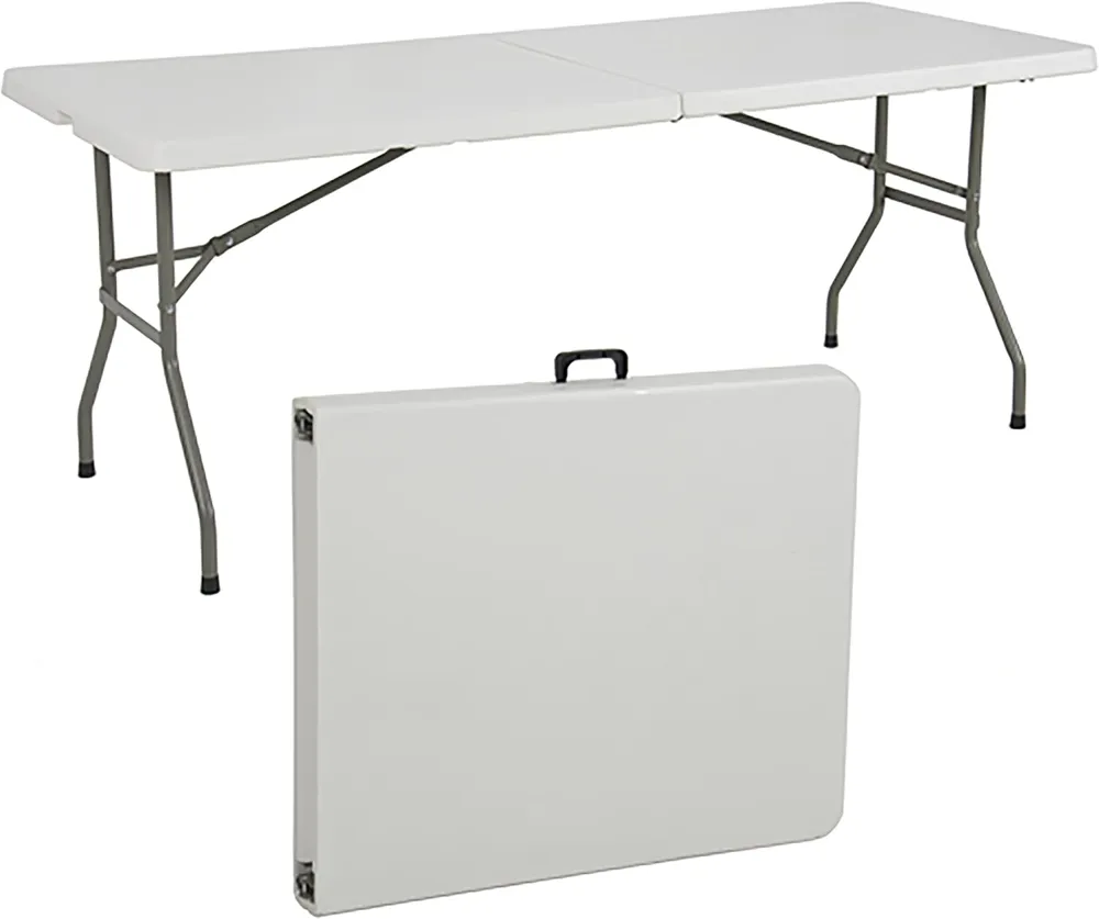 Mesa plegable de 6 pies Lifetime (blanco almendra)