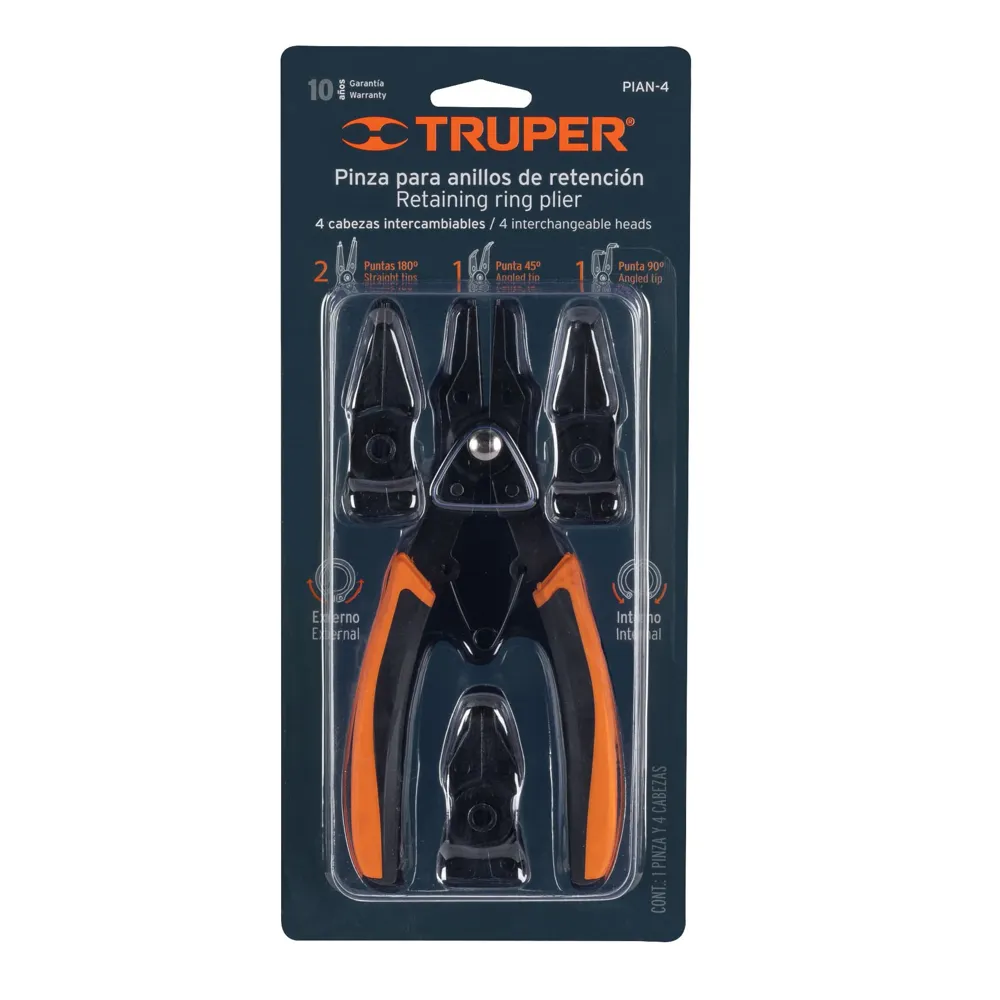 PINZA P/ CLIP D/ 4 CABEZA TRUPER PIAN-4 (COD.13403)