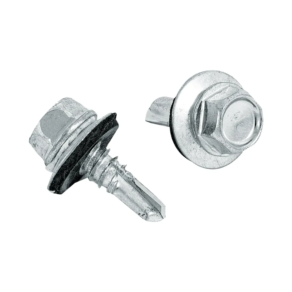 Tornillos p/aluzinc punta broca c/rondana (variedad de tamaños y medidas)