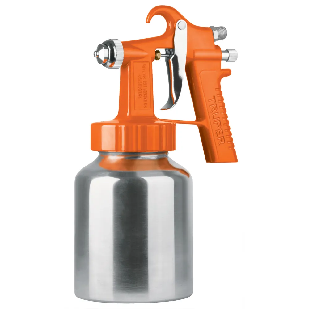 Pistola p/pintar baja presión, naranja Truper (código-24721)
