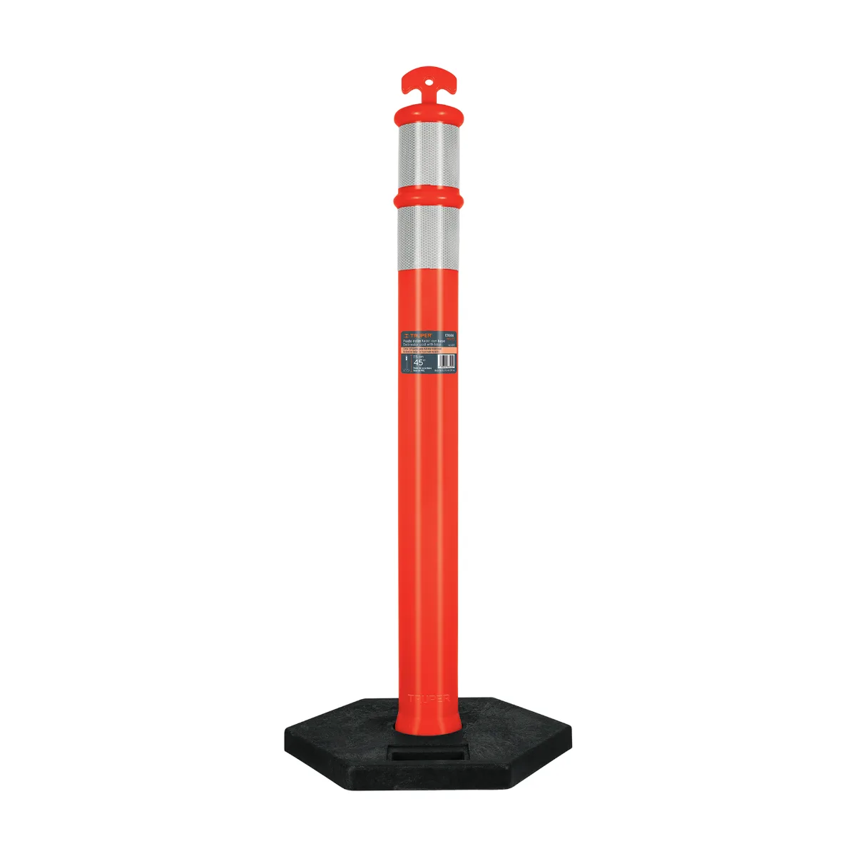 Poste delimitador de 115 cm de alto con base y reflejante TRUPER (101666)