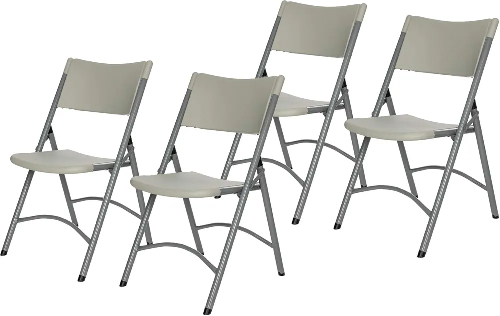 Silla plegable plástica 4/1 gris claro (cod. 39833)