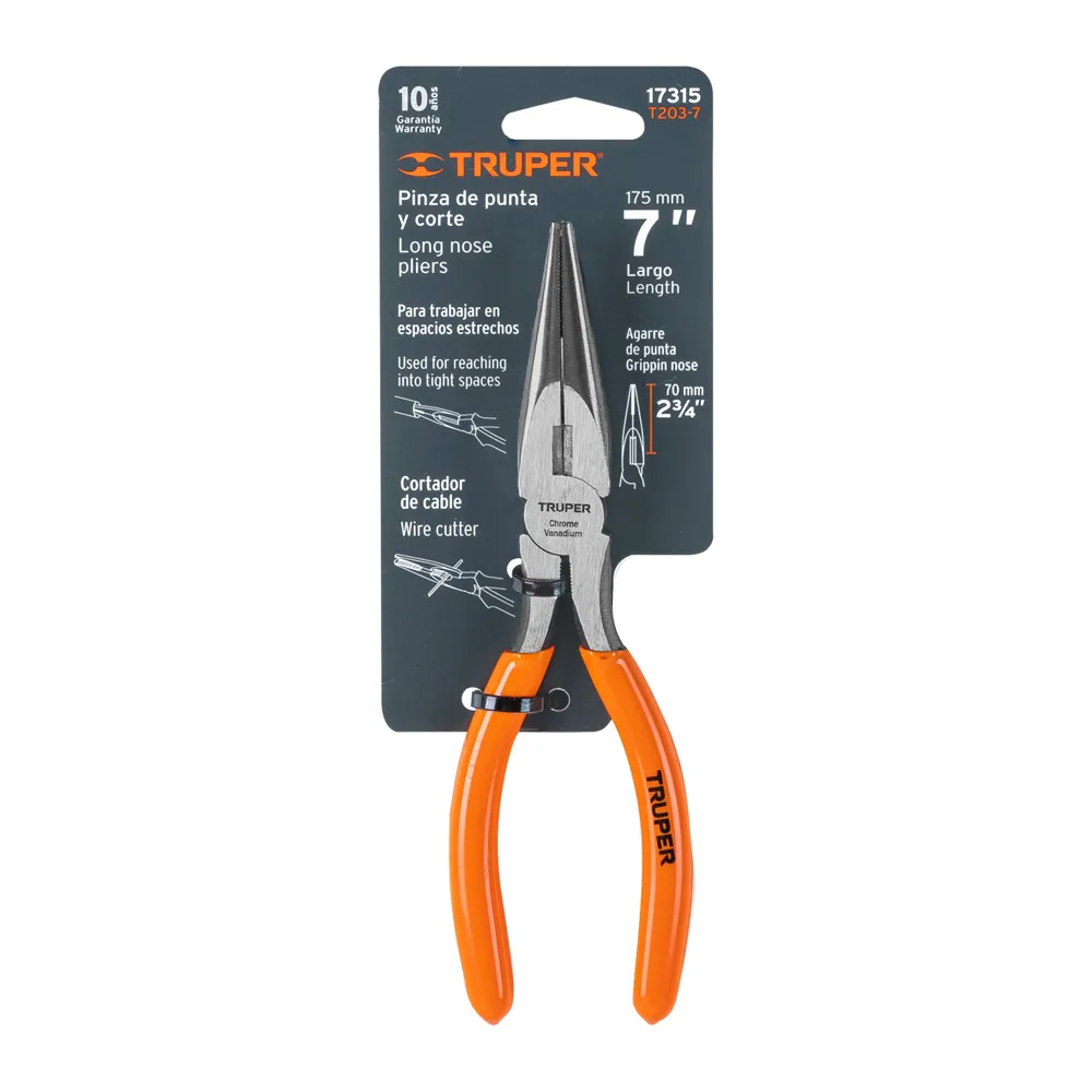PINZA D/ PUNTA Y CORTE7´´ TRUPER T203-7 17315 (COD.13378)