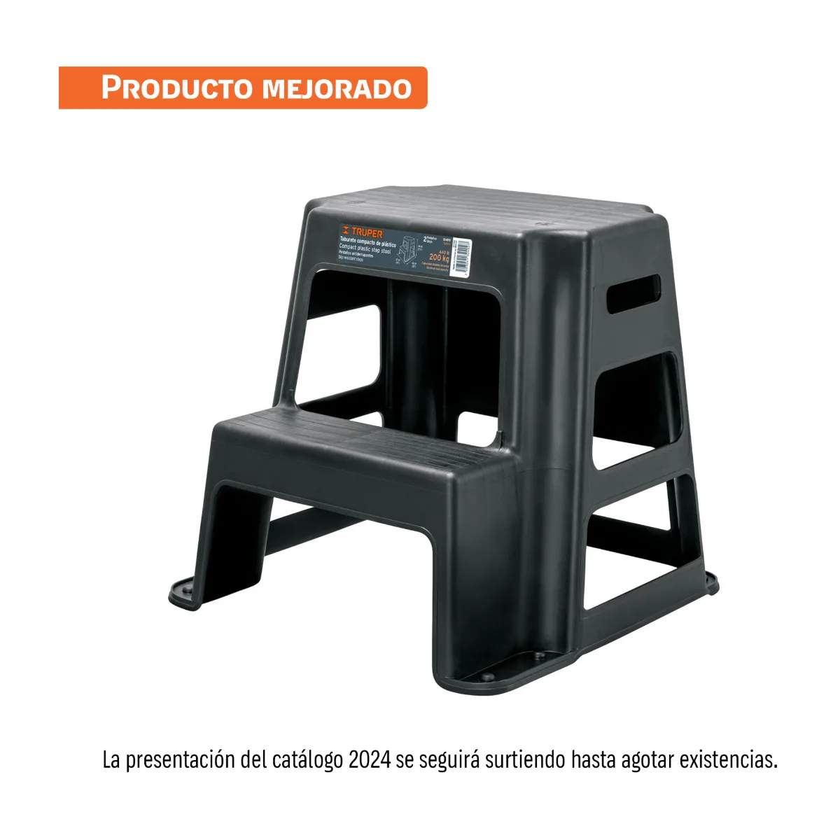 Taburete de 2 peldaños, TRUPER (10499)
