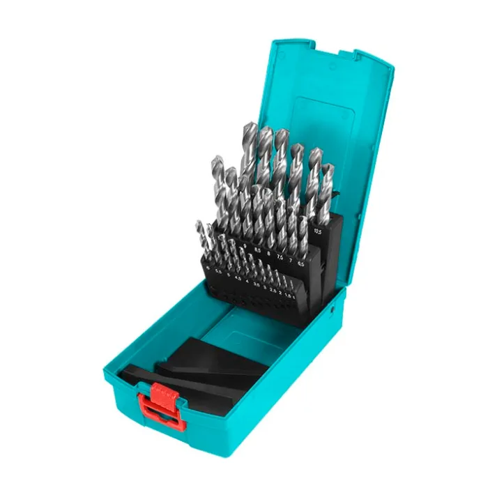Juego De Brocas HSS 25 Piezas TOTAL (TACSD0251)