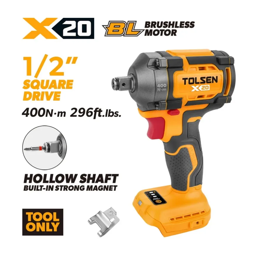 Taladro de impacto 20V X20 1/2" Tolsen