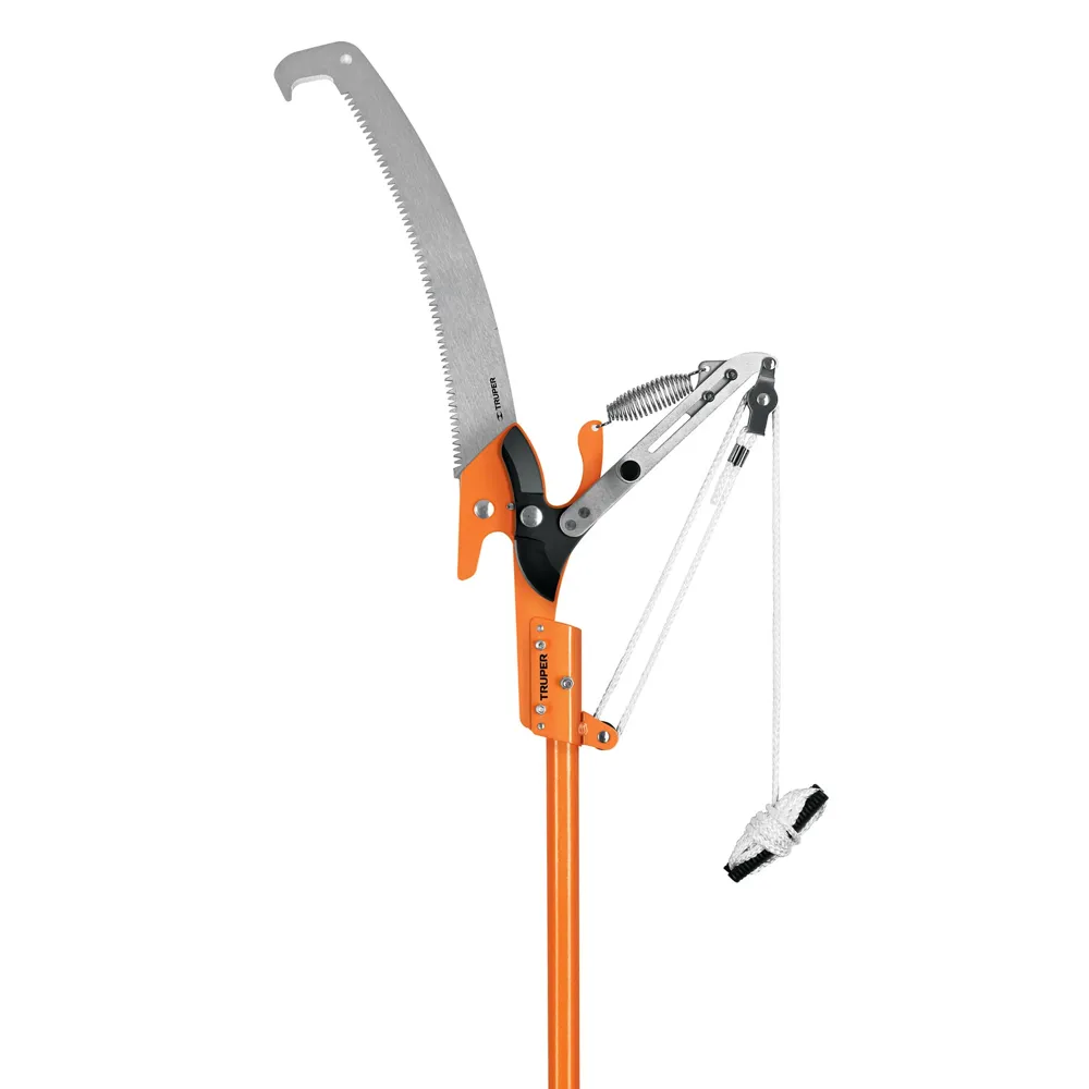 Cortador ramas altas mango telesc. 3.6M fibra vidrio Truper (código-21036)