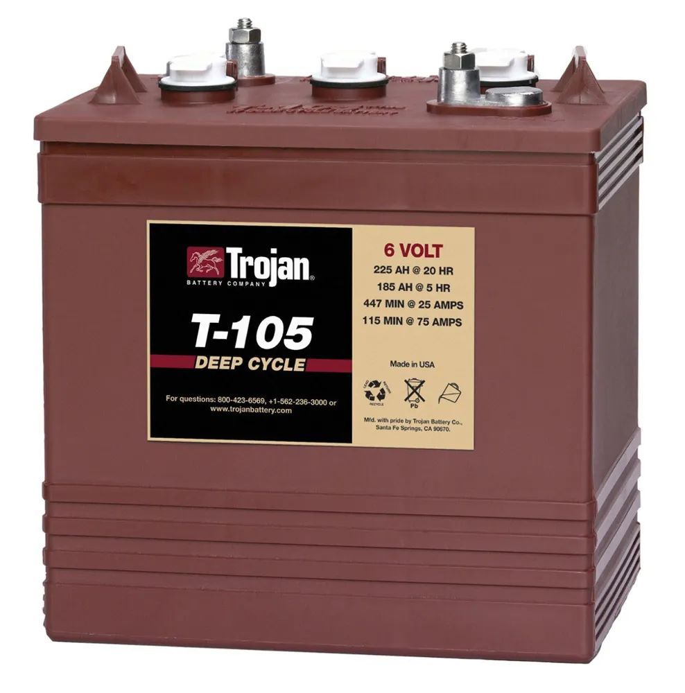 Batería p/inversor Trojan roja 6V T-105 (código-1682)