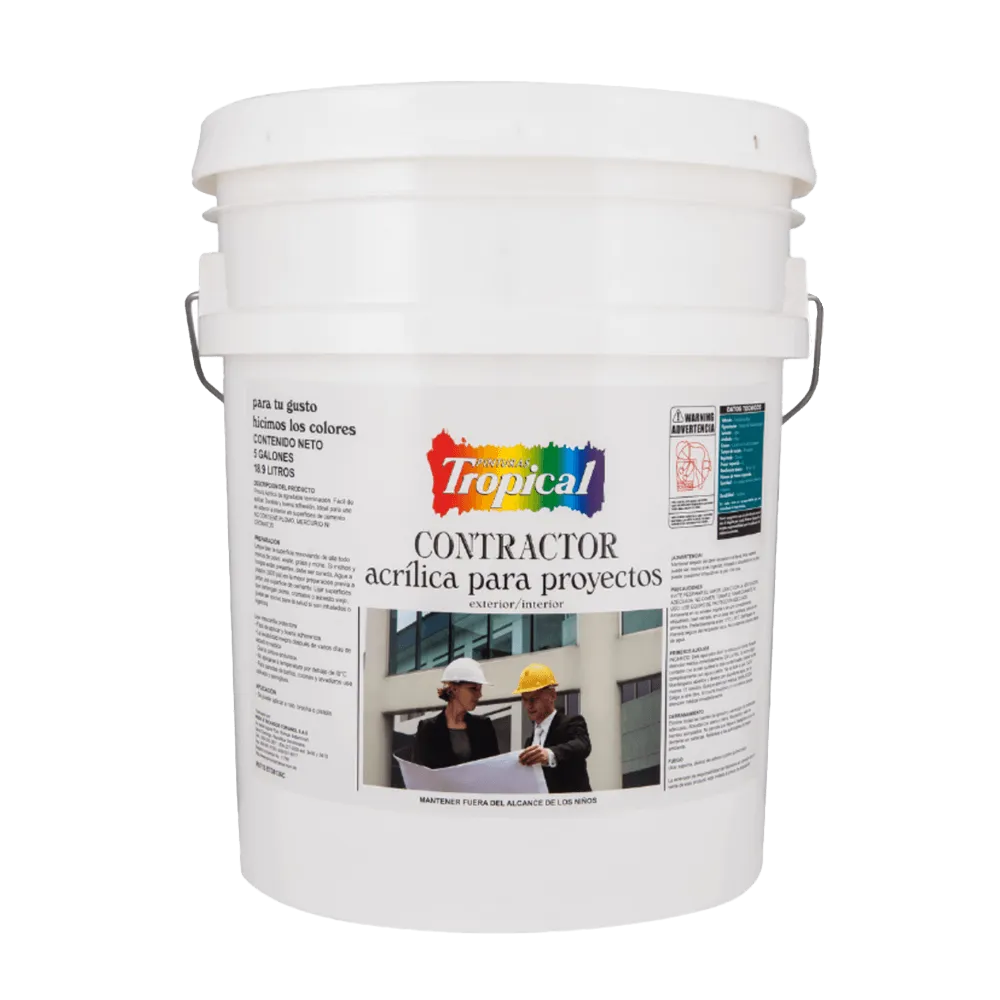 Pintura Contractor Acril.  Blanco 00 5/1 (Código 5564)