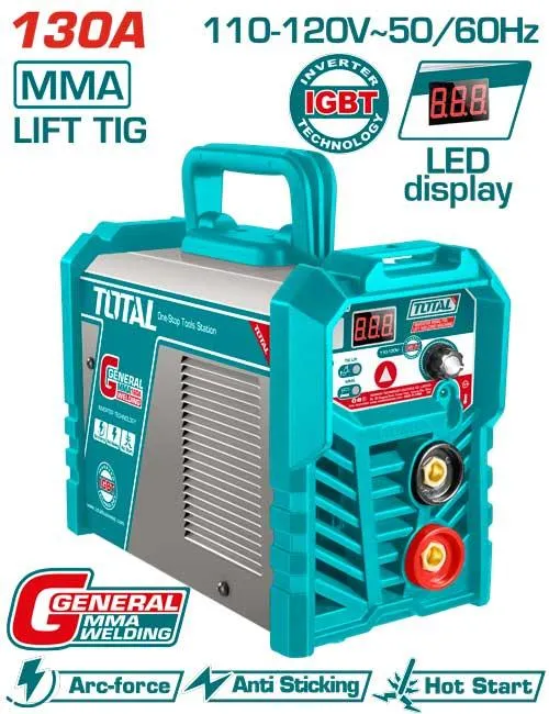 Máquina soldar inverter Total 130A UTW213028 (código-20518)