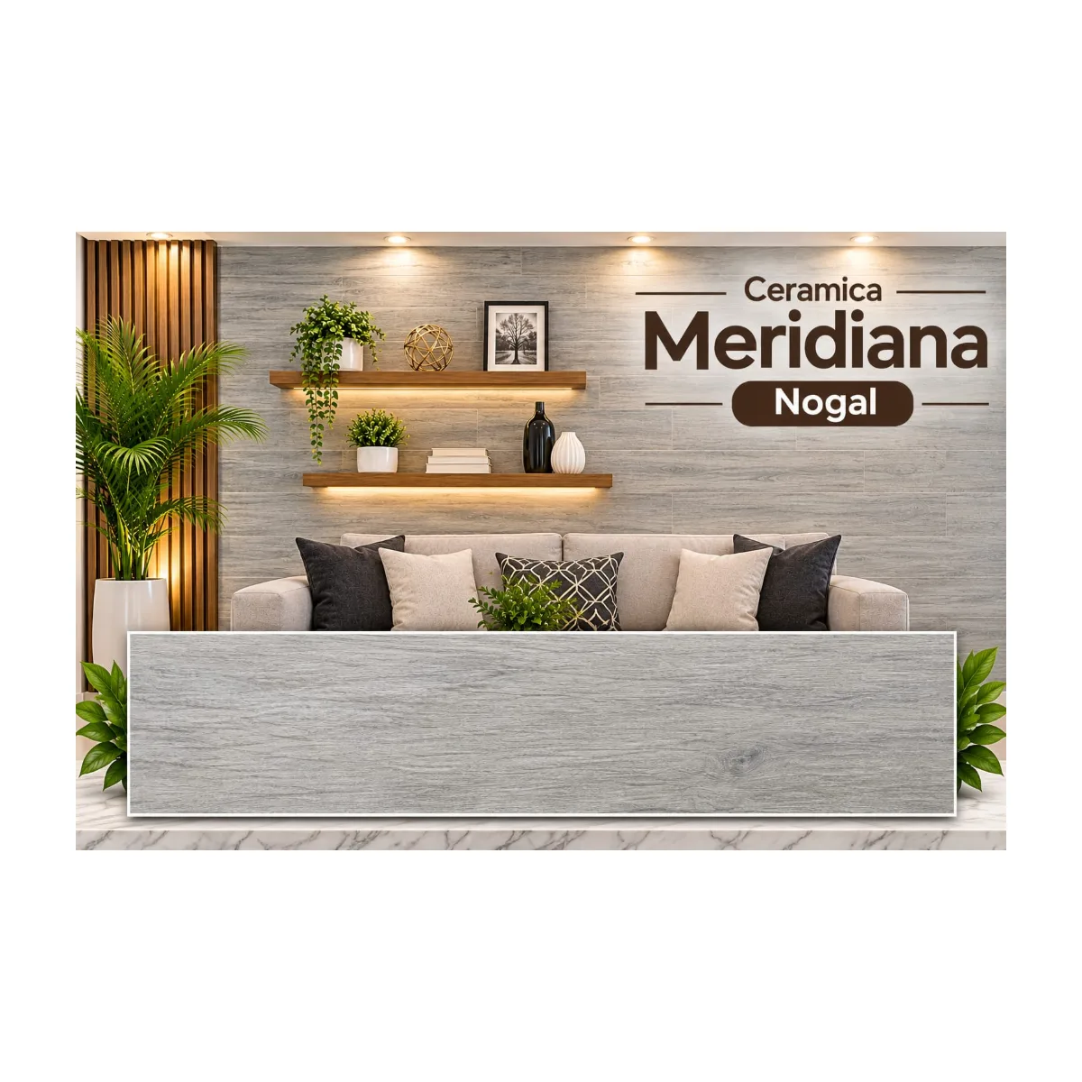 CERAMICA MERIDIANA NOGAL MT 20.5X61.5