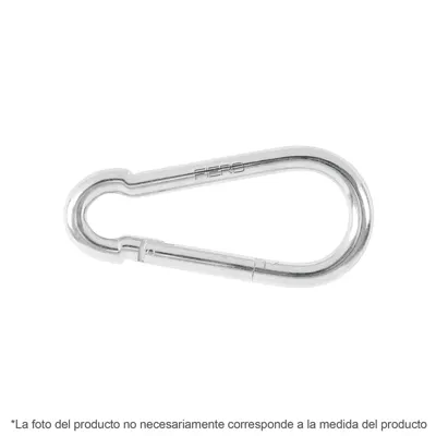 Bandola mosquetón de acero (desde 1/4" a 1/2")