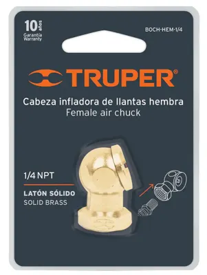 INFLADOR P/MANG HEMBRA TRUPER BOCH-HEM-1/4 (COD.8371)