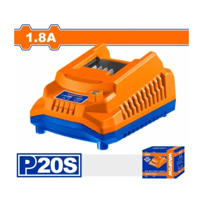 Cargador De Batería 20V 1.8Ah Con 1 Puerto. WADFOW
