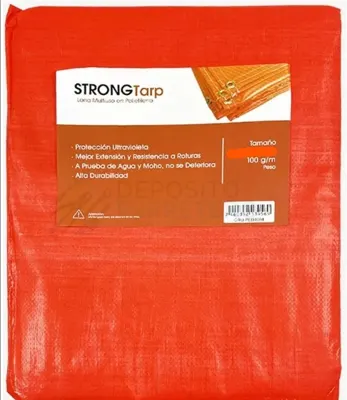 LONA PLASTICA NARANJA 16X20 STRONG (Codigo-44430)
