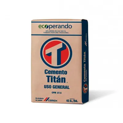 Cemento gris Titan 42.5Kg (código-3562)