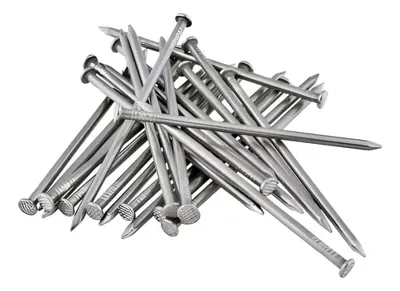 Clavos (corrientes o dulces, acero, p/cartón, especiales, p/zinc)