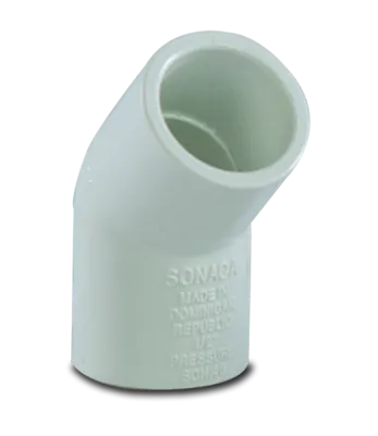 Codo PVC 45° presión