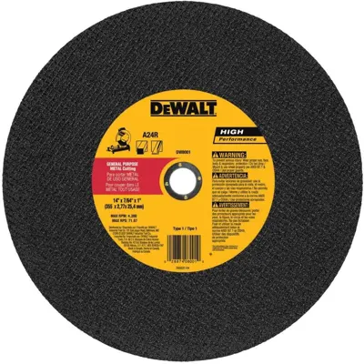 Disco de corte DEWALT DW8001 A24R (cod. 39686)
