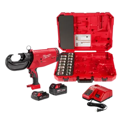 Pinza crimpeadora Milwaukee M18™ FORCE LOGIC™ de 750 MCM con troqueles de aluminio de #6 - 750 MCM