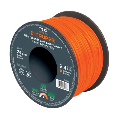 Carrete hilo redondo Truper p/desbrozadora (código-34236)