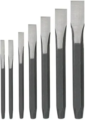 Jgo. Cinceles fríos 1/4" a 7/8" 7pcs. 2AJA6 (cod. 39692)