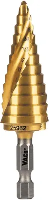 Broca escalonada Klein Tools 25962 de 3/16" a 7/8" (cod. 39683)