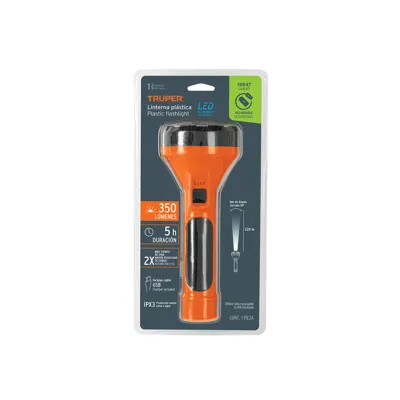 LINTERNA RECARG TRUPER LED  100L-150LM LILE-11T-9T