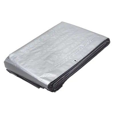 Lona gris Truper 5x6 mts. (código-10116)