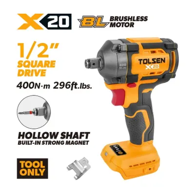 Taladro de impacto 20V X20 1/2" Tolsen