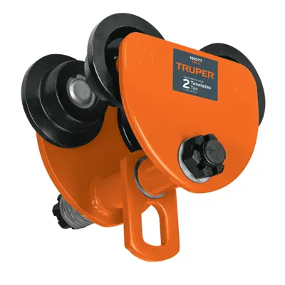 Trole de carga 2 ton p/vigas IPS e IPR, ajustable, Truper (código-31885)