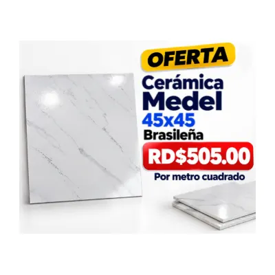 CERAMICA MEDEL 45X45 brasileña