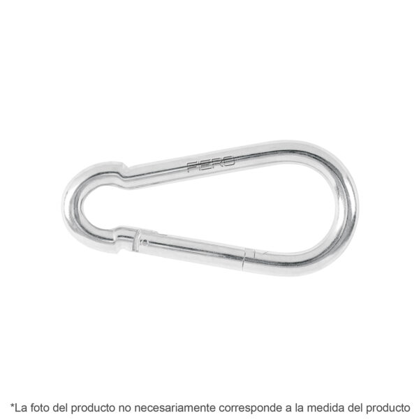 Bandola mosquetón de acero (desde 1/4" a 1/2")