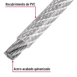 Cable acero forrado (variedad de medidas)