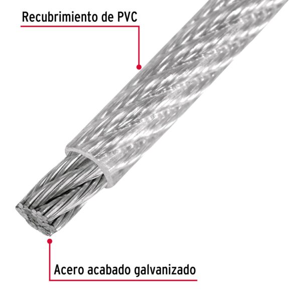 Cable acero forrado (variedad de medidas)