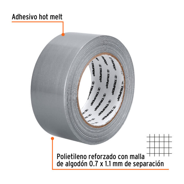 Cinta p/ducto Truper 48mmx30m 12587 (Código-5005) - Imagen 3