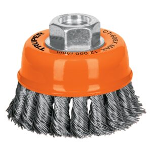 Cepillo copa Truper, alambre trenzado (de 3, 4 y 6 pulgadas)