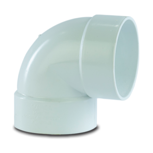 Codos PVC a 90° drenaje (Sonaca y genérico)