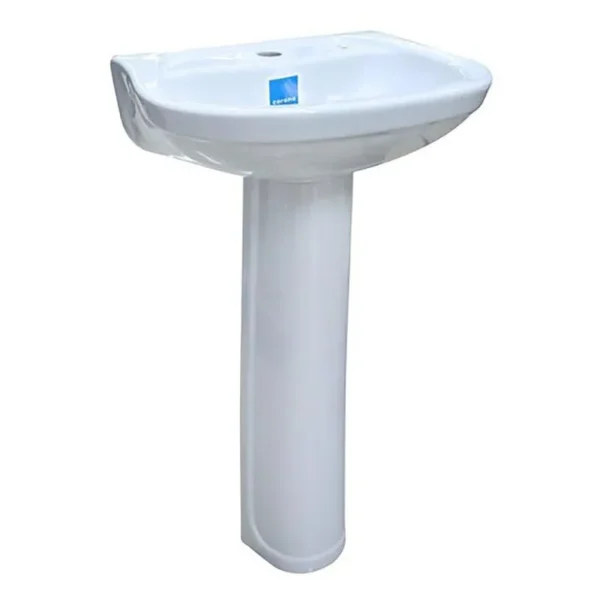 Lavamanos c/pedestal Acuacer Corona bco. (código-9236)