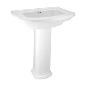 Lavamanos Corona Piamonte blanco c/pedestal (código-9295)
