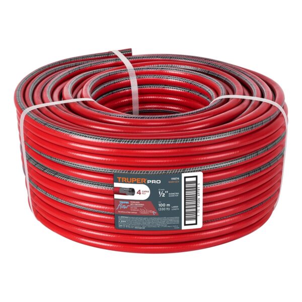 Manguera p/jardín 1/2"x100M Truper (código-28664)