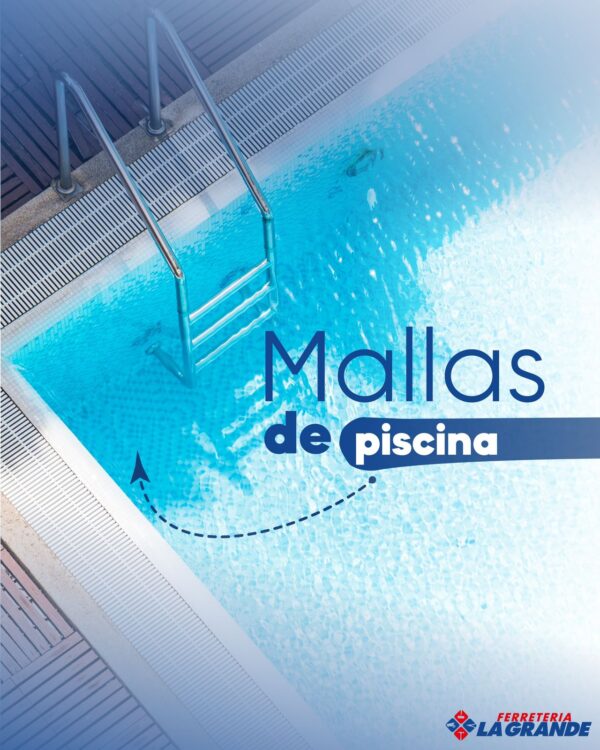 Malla p/piscina (varios colores)
