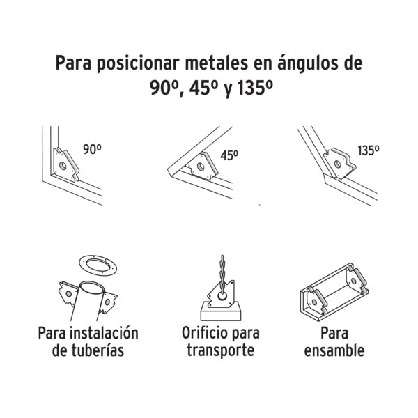 Escuadras magnéticas Truper - Imagen 2
