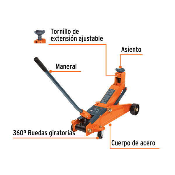 Gato hidraul. Truper 3 toneladas t/rana (código-24520) - Imagen 2