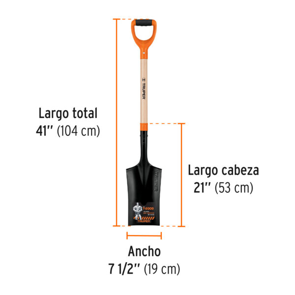 Pala corte Truper T-2000 (código-11886) - Imagen 3