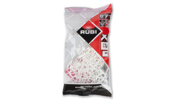 Separadores Rubi tipo cruceta p/cerámica (1.5MM, 2MM y 3MM)
