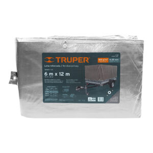 Lona Truper 6Mx12M reforz. gris (código-10119)