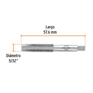 Macho p/hacer rosca 5/32" Truper MT-5/32x32 (cod. 10231)