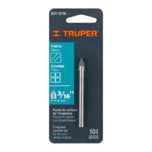 Barrena Truper 3/16" p/vidrio BVI-3/16 (cod. 6180)